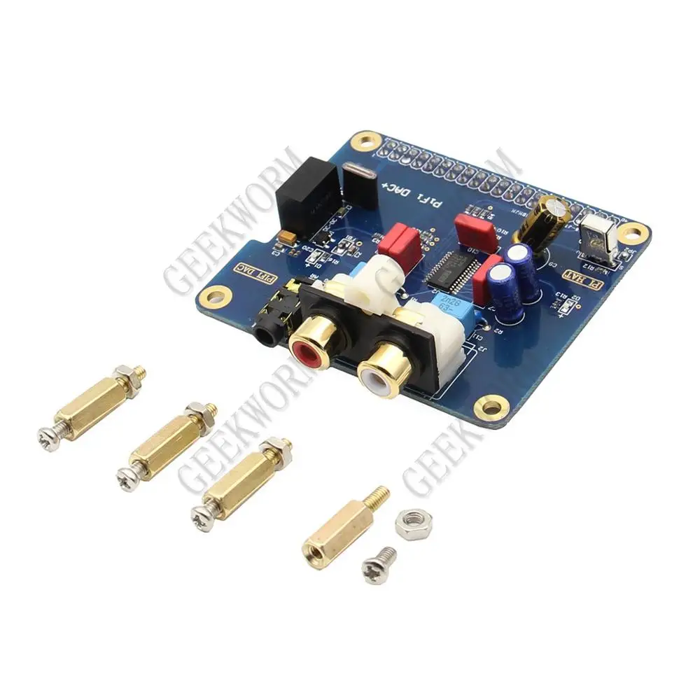 I2S интерфейс PiFi DIGI DAC + HIFI цифровая аудиокарта для Raspberry Pi 4 Модель B/3B +/ 3B /2B / B pi Dac