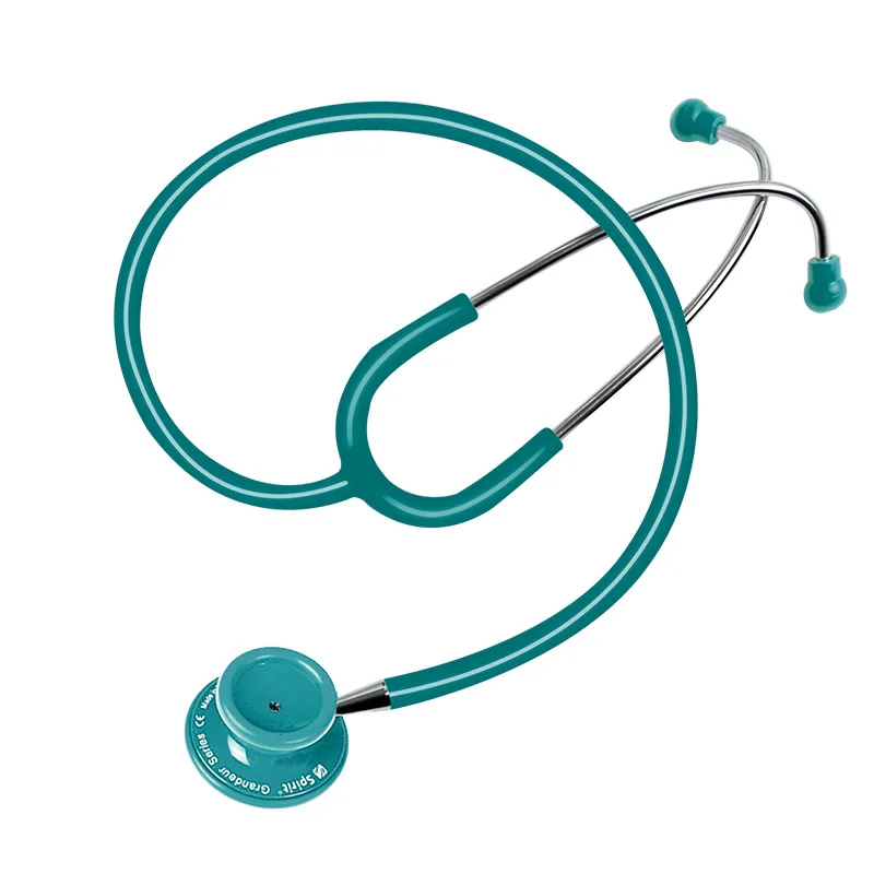 Spirit Медицинские Инструменты Профессиональный двухсторонний стетоскоп легкий ручной слуховой аппарат для врача медсестры Estetoscopio - Цвет: blue-green