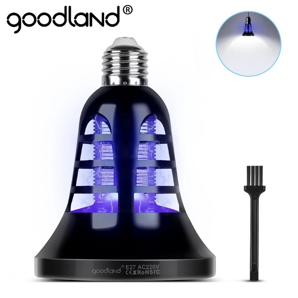 Светодиодная ловушка для комаров Goodland E27 110 В 220 5 В|Лампа от насекомых| |
