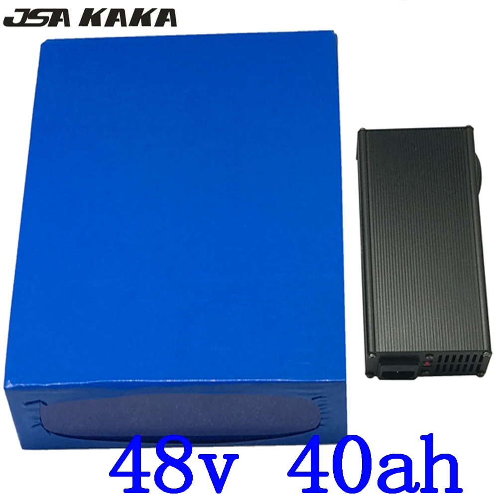 48V 40AH 1500W 2000W Электрический скутер батарея 48В 40AH Электрический велосипед аккумулятор 48V 40AH литиевая батарея с 5A зарядное устройство duty