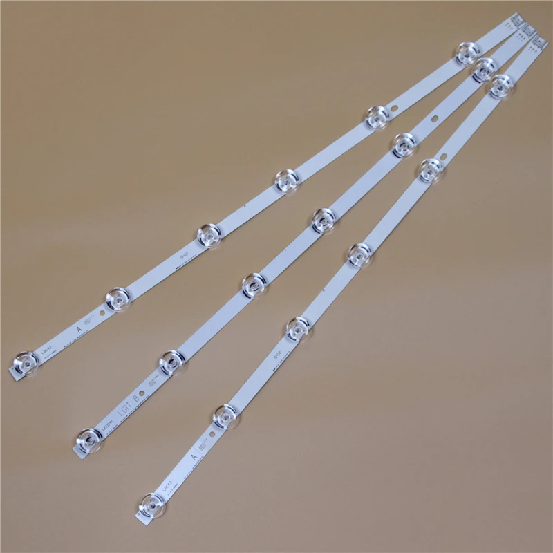 

TV LED Bars For LG 32LB5610 32LB560B 32LB561B 32LB561U 32LB561V 32LB5600 32LB561D LED Backlight Strip Kit 6LED Lamp Lens 3 Bands