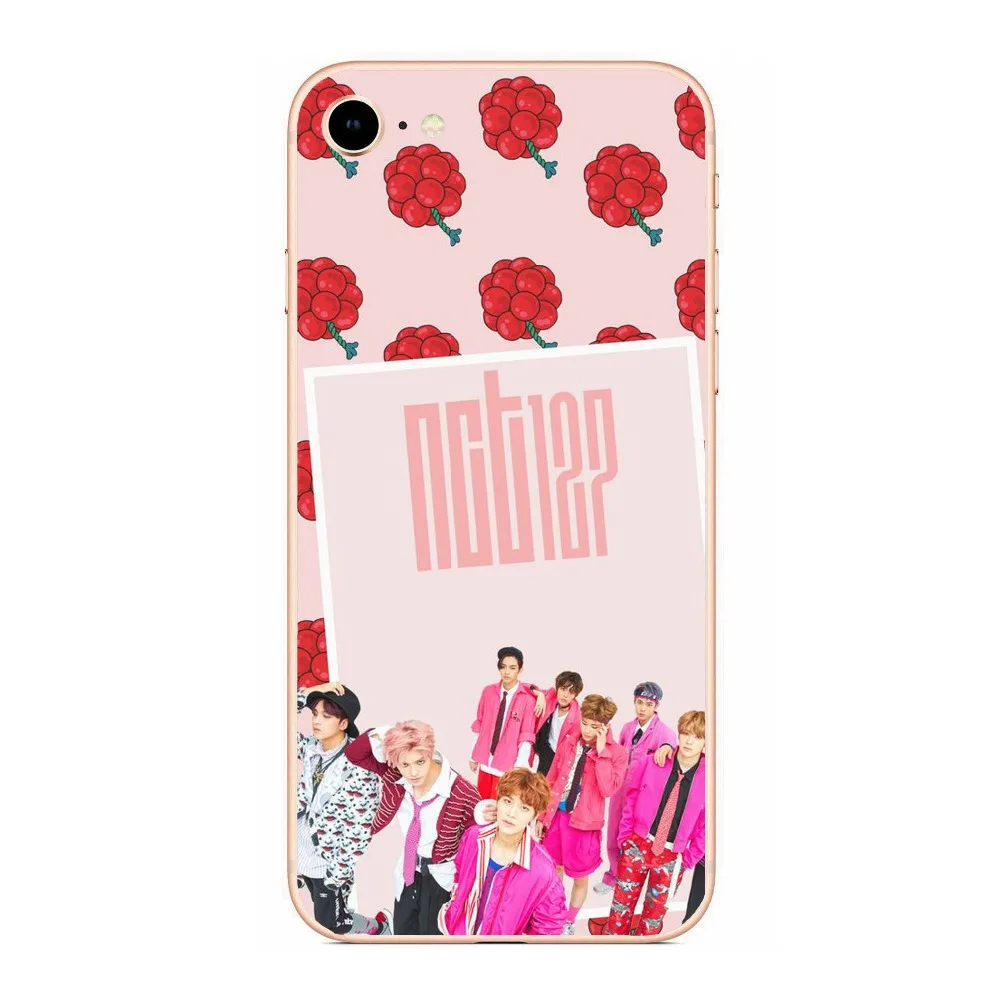 Seracase NCT 127 Kpop Boy group TPU Мягкий силиконовый чехол для телефона iPhone X 10 8Plus 5 5S SE 6 6S 6Plus