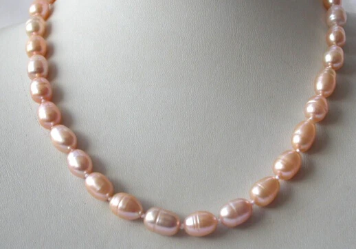 

huij 002335 stunning 12mm baroque pink freshwater cultured pearl necklace