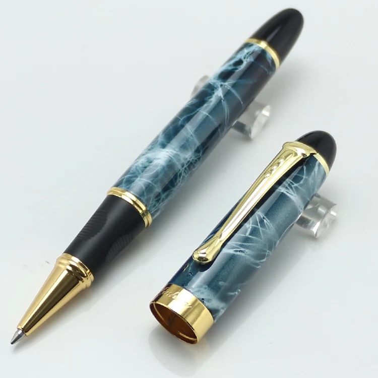 JINHAO X450 высокое качество 23 Цвета Роскошные офисные школьные канцелярские принадлежности Материал Поставки Ручка-роллер металлический позолоченный зажим - Цвет: 8