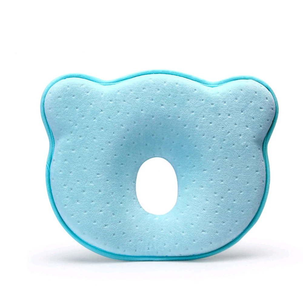

Baby Pillows Breathable Baby Shaping Pillows to Prevent Flat Head Sleeping Positioning Pad Newborns Memory Foam Pillow Anti Roll