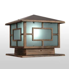 Европейский королевский настенный фонарь на капитель колонны восточные Лофт Форма бронза ландшафтный светильник железная рукодельная лампа для сада/двора/Трава Декор Настенные светильники E27