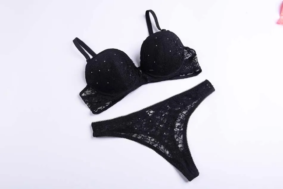 Artdewred Brand Sexy Underwear Women Bra Set Lingerie Set Luxurious Vintage Lace Embroidery Push Up Bra And Panty Set_voghion.com