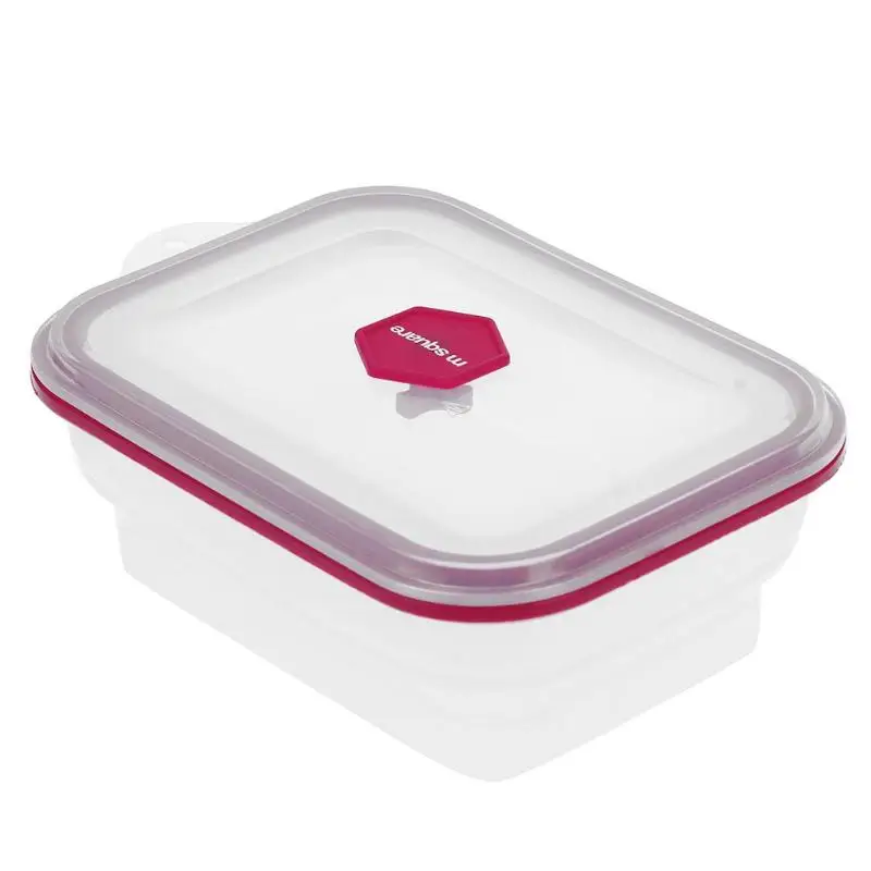 Переносные, складные, силиконовые Ланчбокс складной Bento Box контейнер для еды