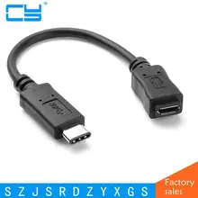 Двусторонний дизайн USB 3,0 3,1 type C Мужской Разъем для Micro USB 2,0 Женский кабель для передачи данных для N1 планшета и мобильного телефона