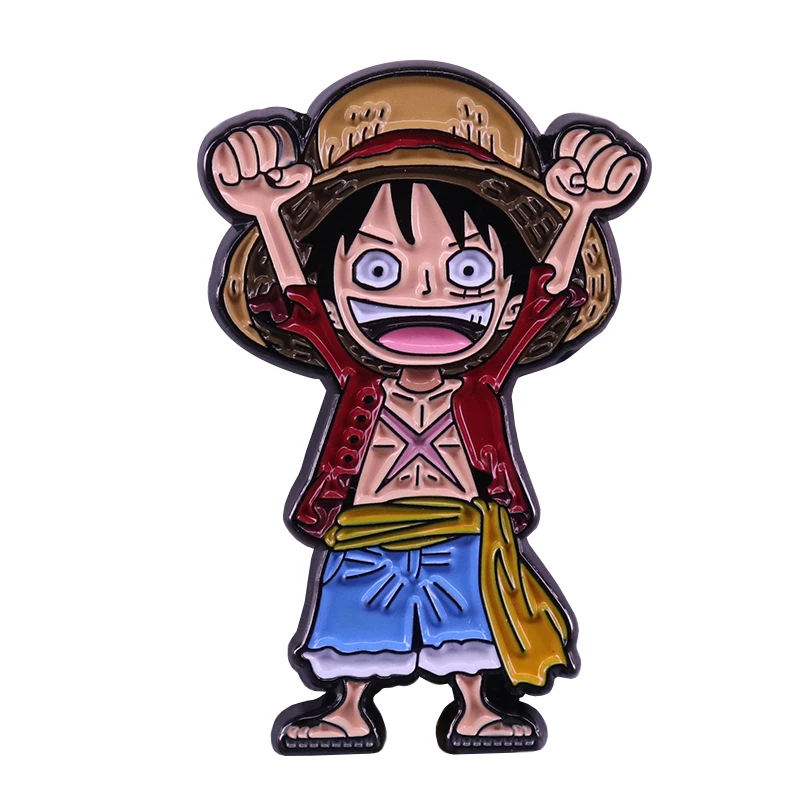 Monkey D Luffy Lapel Pin One Piece Badge Anime Manga Fans Classic Addition Brooches Aliexpress