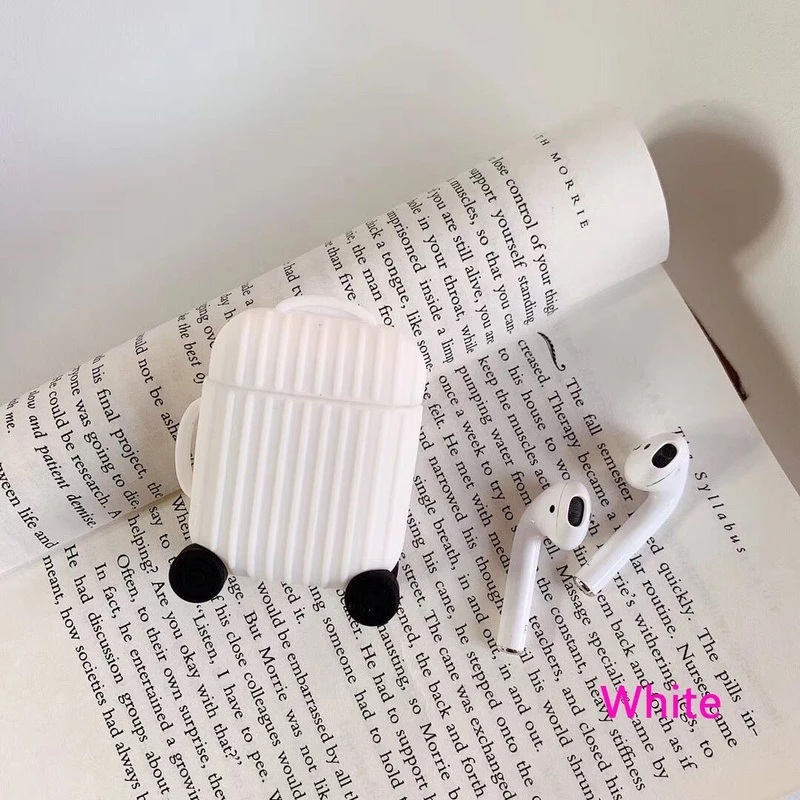 Для AirPods уплотненные наушники анти-защитная пленка чехол для Apple Airpods Мягкий Силиконовый прочный Чехол - Цвет: D