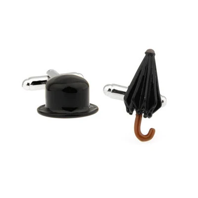 

C-MAN Luxury shirt Magic Hat&umbrella cufflink for mens Brand cuff buttons cuff links High Quality abotoaduras Jewelry