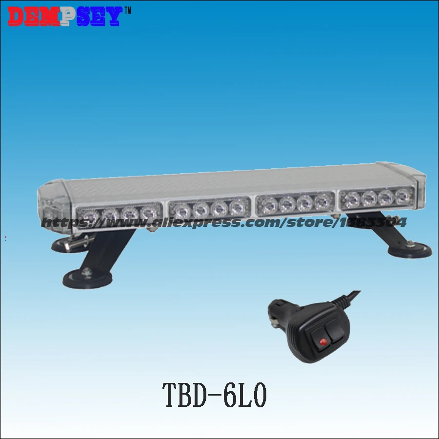 

Free shipping!High quality TBD-6L6-4 LED mini lightbar,emergency light,Police/ car Flashing warning light,cigar light switch