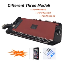 

10PCS/Lot For iPhone 5G/5S/5C LCD touch screen displasy Replacement Digitizer Assembly AAA Quality Free repair tools