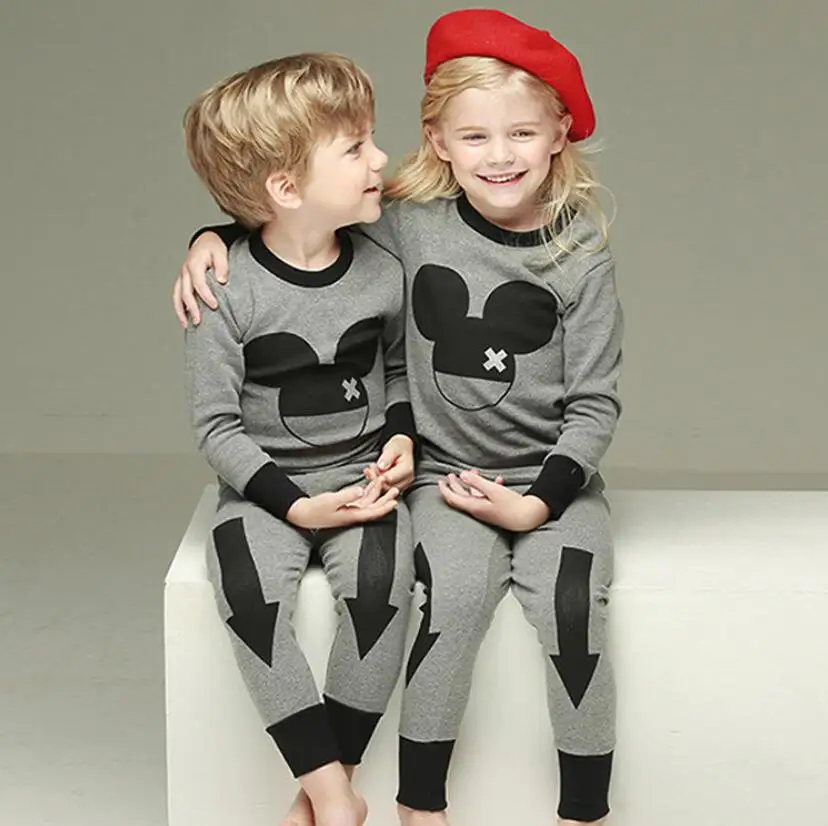 Boys Pajamas Sets girl Sleepwear Kids Pajamas clothes Children