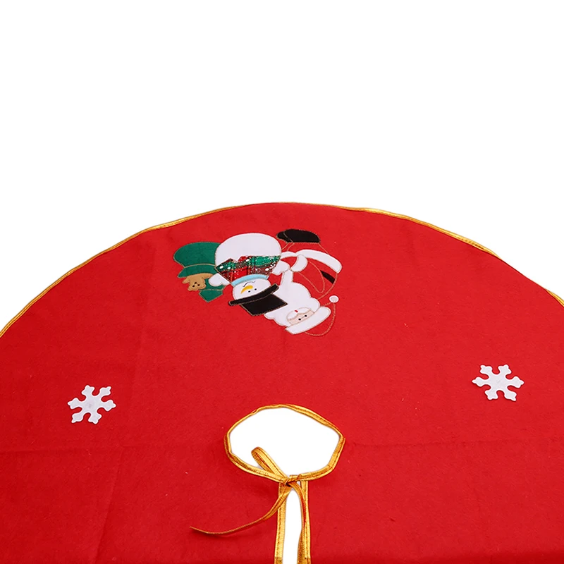 Рождественская «юбка» для елки с Санта-Клаусом Вышивка Украшения для рождественской елки фартук подарок Счастливый год сцены поставки QB890746