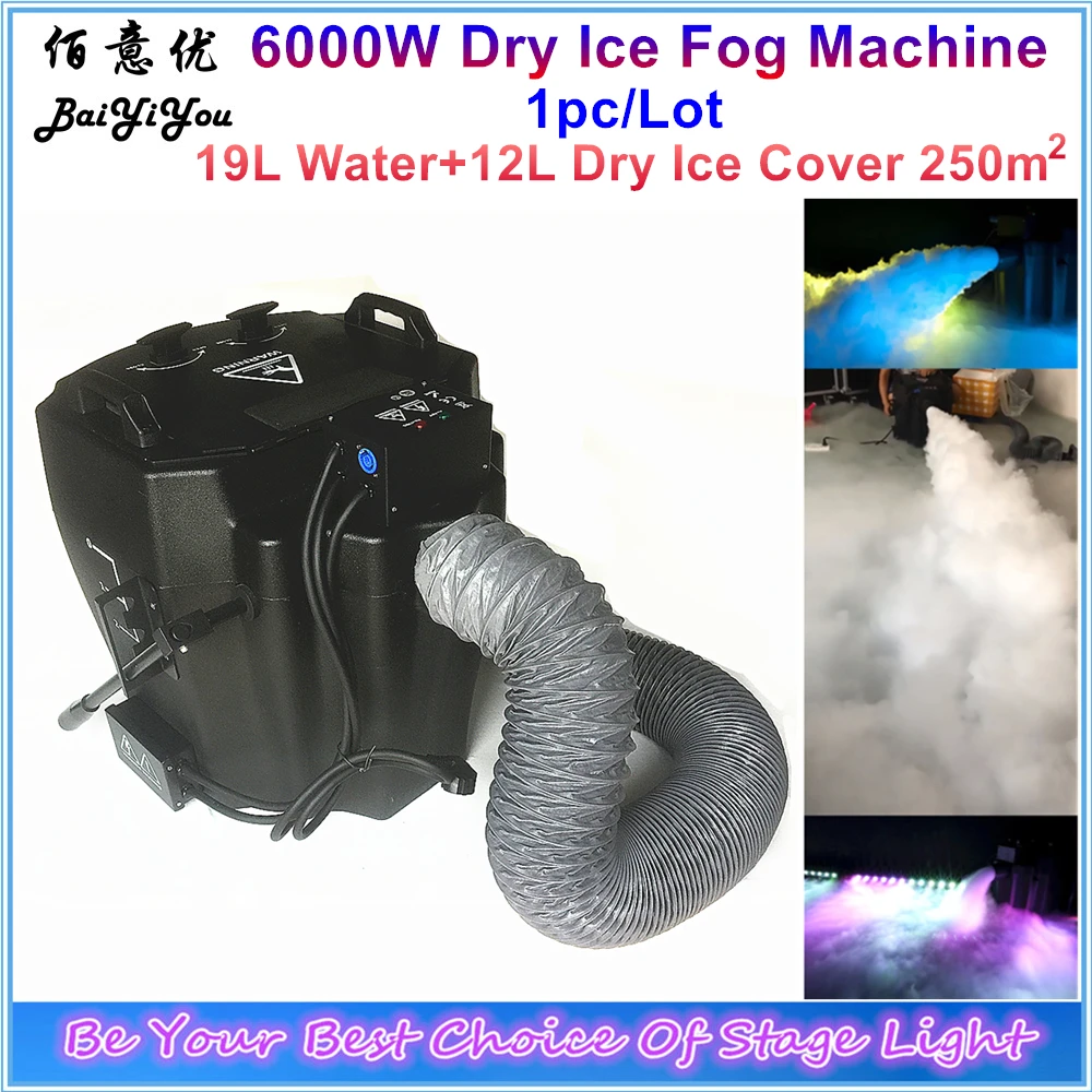 

1x New Nimbus 6000w Dry Ice Fog Machine Manual Control Big Power Low Ground Fog Smoke Dry Ice Machine For Wedding Party Big Show