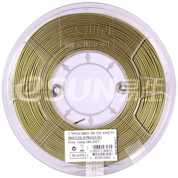 

1.75mm Bronze stainless steel copper aluminium metal filament for 3D printing with 0.02mm tolerance and no bubble