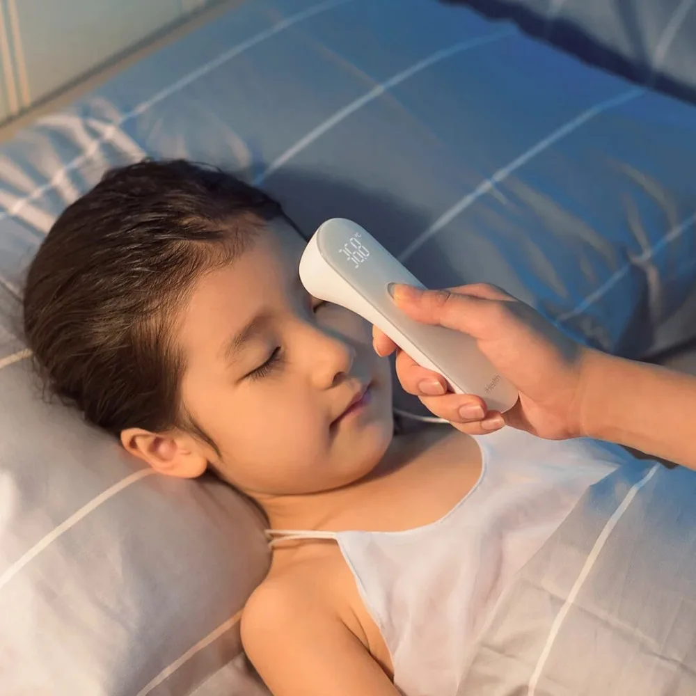 

Xiaomi iHealth Thermometer Non-touch Mijia measurement Electronic LED Digital Display Infrared Forehead Thermometer Original