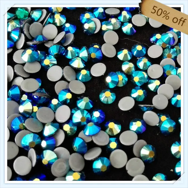 

HIGH QUALITY size ss10 2.9mm JET AB color with 1440 pcs each pack ; diamond stone FOR dresses free shipping