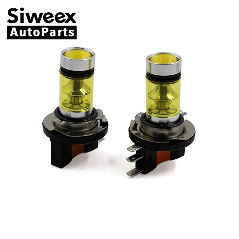 2Pcs high quality H15 20 SMD 2835 Car LED Fog Driving Headlight Yellow