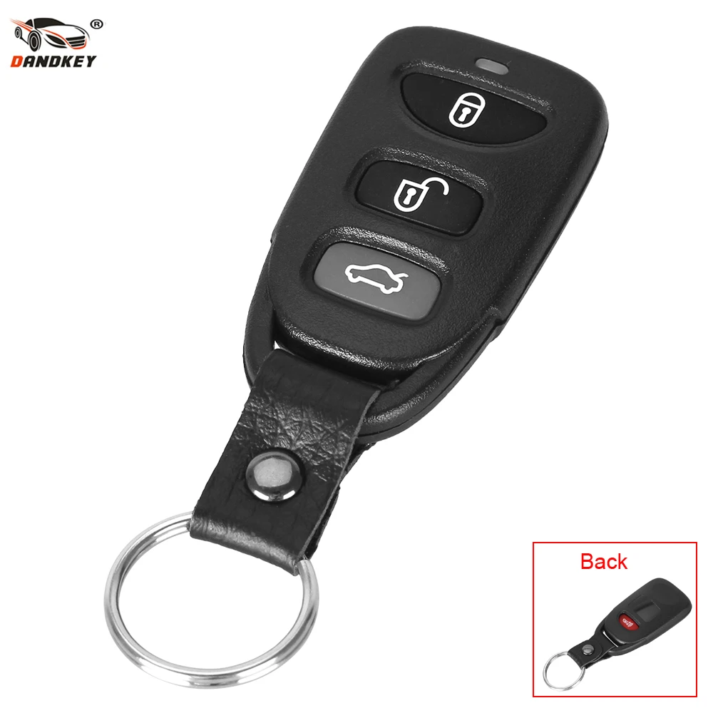 

DANDKEY 2/2+1/3+1 Buttons Replacement Keyless Entry Remote Key Fob 3/4 Button for Hyundai for Kia Carens