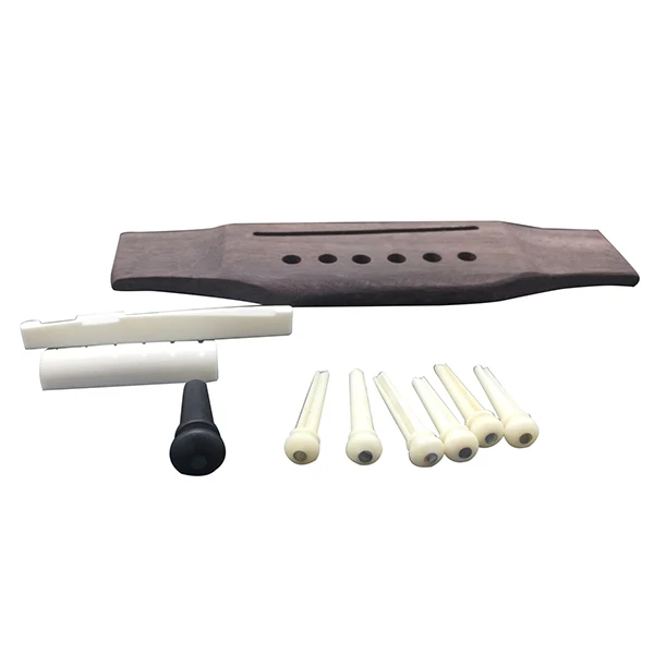 

5X 1 set Guitar subordinate folk guitar piano code set suit folk pure cow bone string pillow ebony tail column