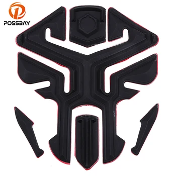 

POSSBAY 3D Motorcycle Tank Pad Tankpad Protector Sticker Scooter Stickers Protector Universal Tank Cover Decal Pads Decorations
