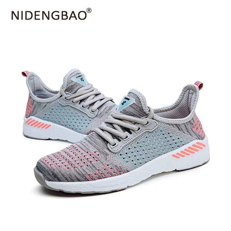 Hot Sale Women Shoes Lightweight Breathable Women Sneakers Fashion Mesh Outdoor Sport Running Shoes Female Athletic Footwear