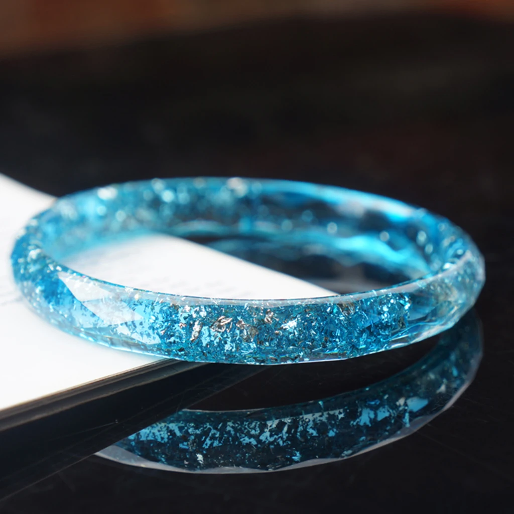 2 Sizes Round Silicone Mold Bracelet Casting Mould For Epoxy Resin Bracelet Bangle DIY Jewelry Tools