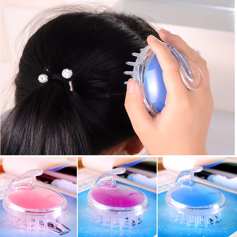 Beauty SPA Shampoo Scalp Shower Hair Combs Massager Body Washing Hair