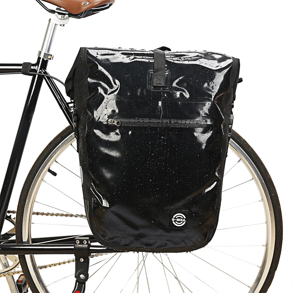 Lixada 20L велосипедная сумка на роликах, велосипедная сумка на заднюю часть, водонепроницаемая сумка для горного велосипеда, велосипедное снаряжение