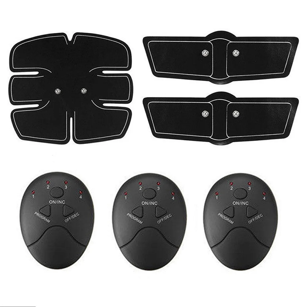 Мышцы Массажер обучающей Форма Фитнес комплект ABS шести Pad брюшной Электрический