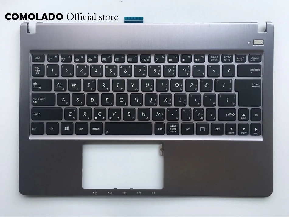 JP Japan Keyboard For ASUS U47 U47A U47VC Palmrest TopCase Cover with C shell keyboard JP Layout