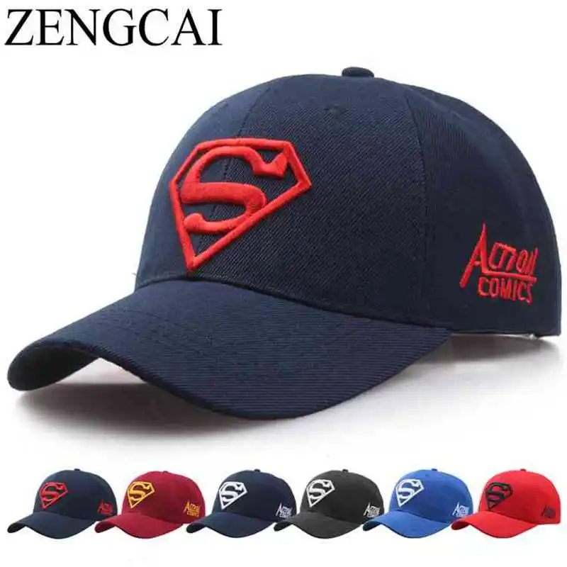Кепка Супермена дальнобойщика Snapback Бейсболка s папа шапки для мужчин и женщин хип
