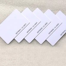 100 шт. RFID карты 125 кГц EM4100 TK4100 смарт-карты Близость RFID тег для контроля доступа