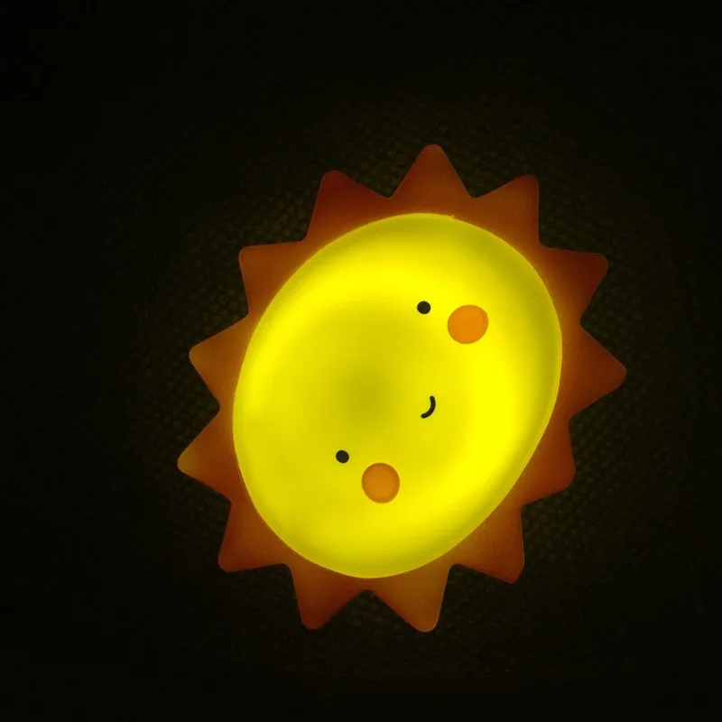 Warm Moon star sunflower LED Baby night Lightlamp Kids gift 5