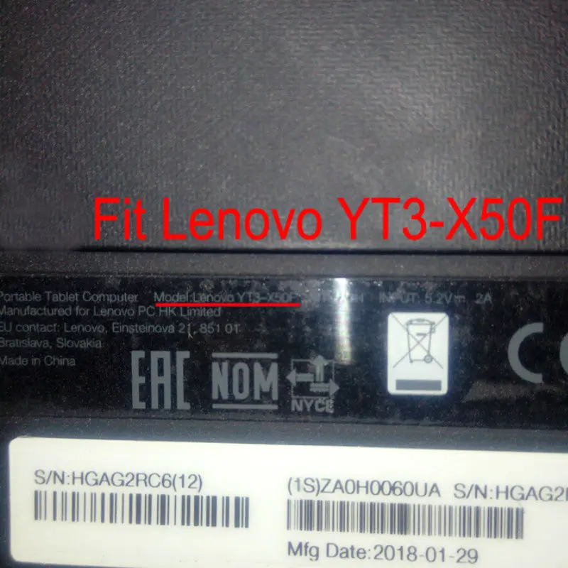 HISTERS из искусственной кожи чехол для lenovo YT3-X50F X50L X50M X50 чехол для Yoga Tab 3 10 10,1 дюймов планшет Fundas Capa