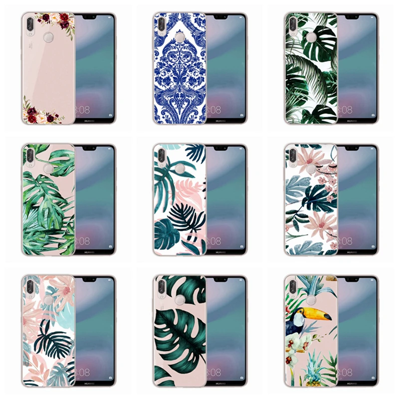 Чехол для Huawei Honor 7A 8A 8X 8C 9 10 Mate 20 P9 P10 lite/P8 Lite Y5 II Nova 3 Мягкая Краска TPU чехол с