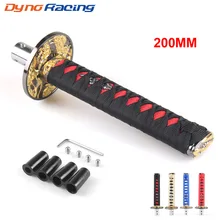 Universel Jdm Katana Samouraï Épée Pommeau manette de vitesse 200mm avec Adaptateurs Pommeau de levier de Vitesses