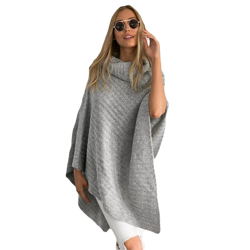 sweater cape with sleeves