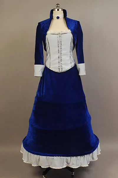 Женский карнавальный костюм Bioshock Infinite Elizabeth для косплея Хэллоуина платье