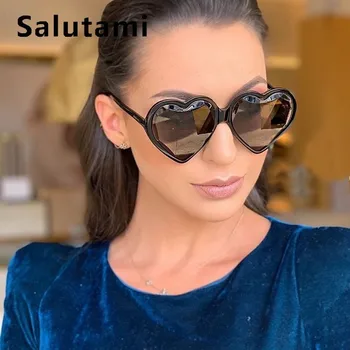 

Sexy Love Heart Sharp Sunglasses For Women 2019 Luxury Brand Vintage Black Cat Eye Sun Glasses Female Chic Shades