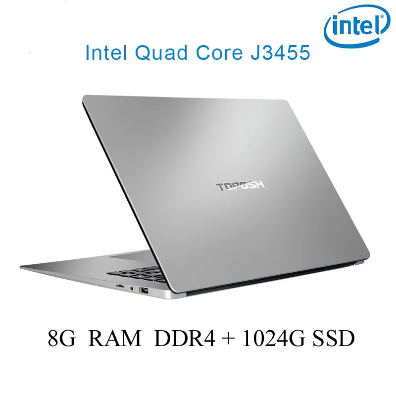 

P2-22 8G RAM 1024G SSD Intel Celeron J3455 Gaming laptop notebook computer keyboard and OS language available for choose