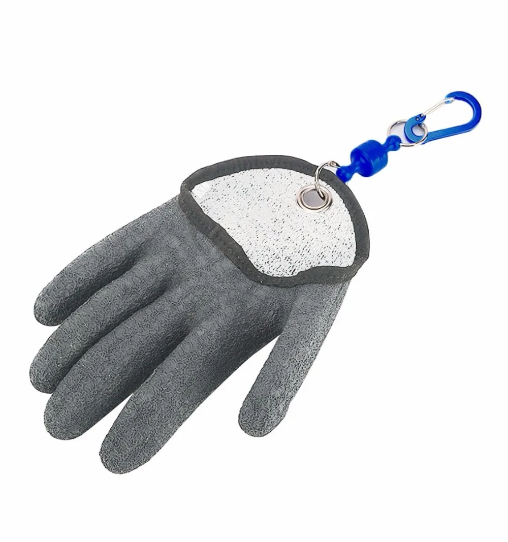 Fishing Glove with Release Slip Resistant Fish Grab Catching