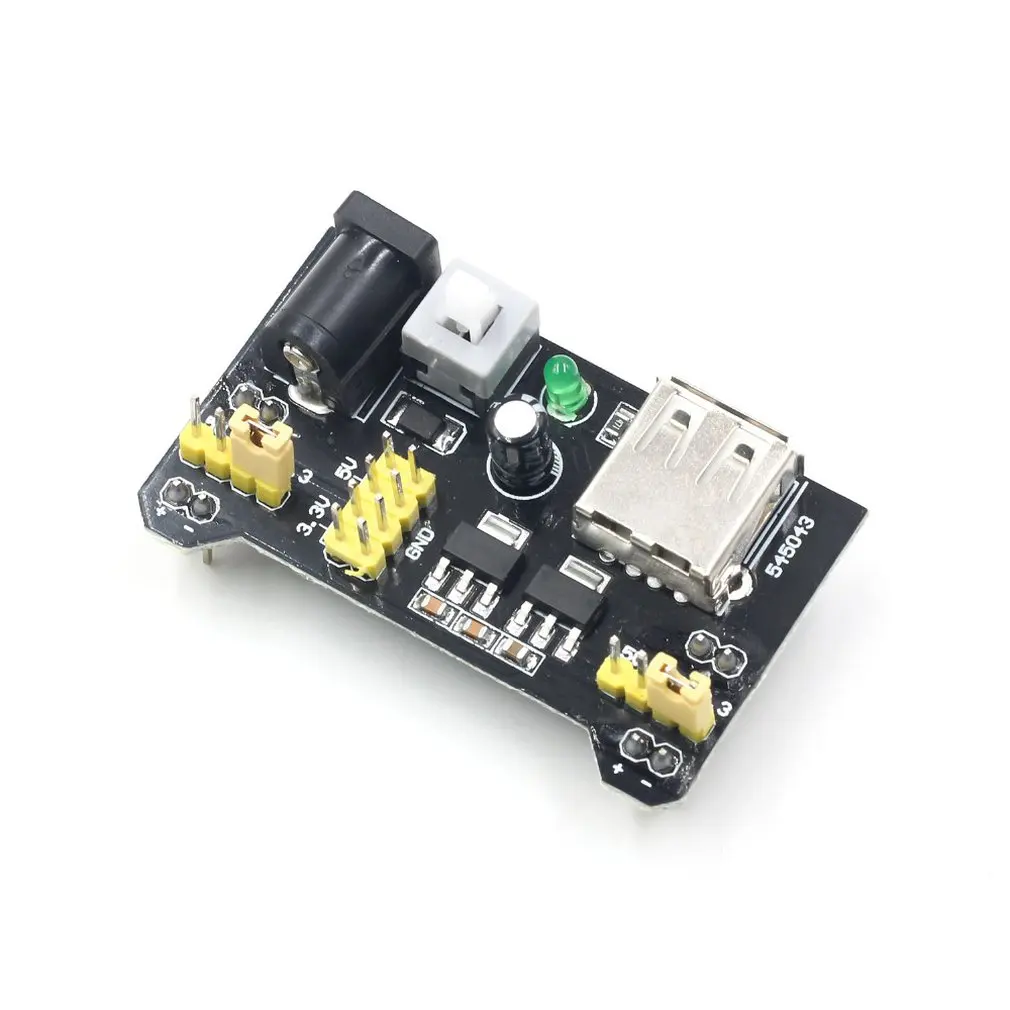 Breadboard Power Supply Module Mb-102 Power Supply Board Dual-Way 5V3.3V Output Dc Regulating Module Supply Board