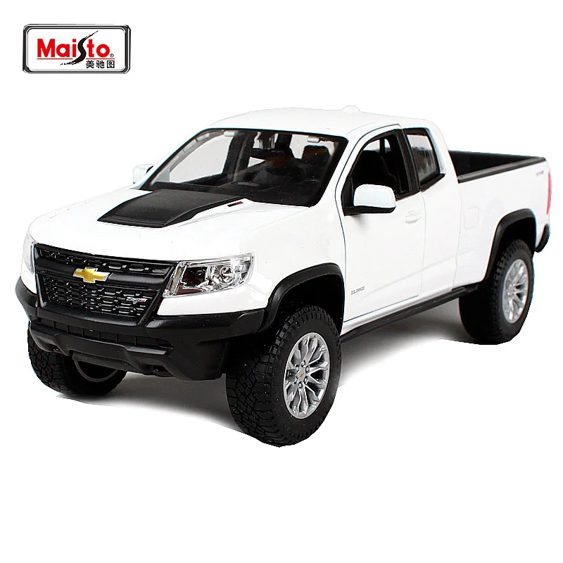 Коллекционная модель автомобиля Maisto 1:27 2017 Chevrdet Колорадо ZR2 Игрушечная новая в