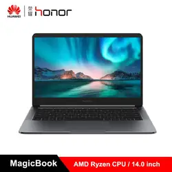 Оригинальный huawei Honor MagicBook 2019 14 дюймов ноутбук с системой Windows 10 AMD Ryzen 5 3500U 8 Гб 256 Гб PCIe Накопитель SSD с протоколом NVME Radeon Vega 8 шт