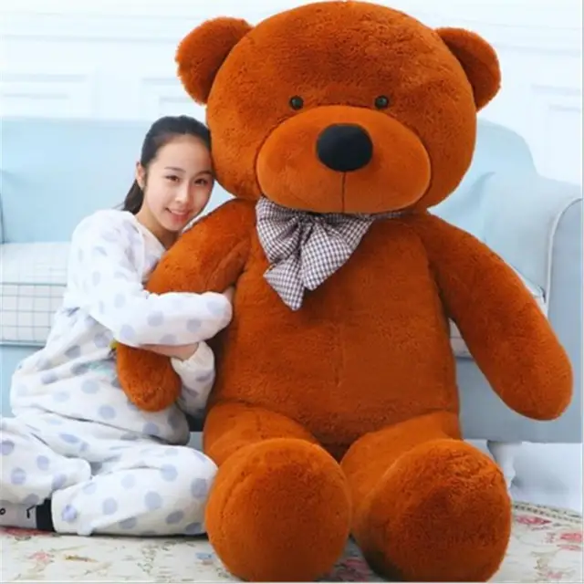 Grande Orso di Orsacchiotto Peluche il Dritto Lunghezza 120 CM 