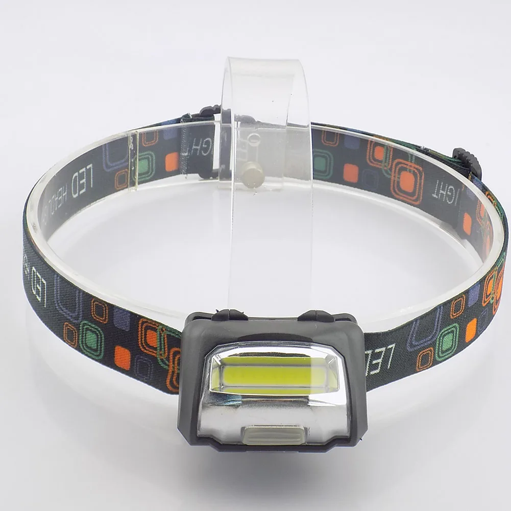 Mini Led Headlight bright headlamp AAA battery head light torch outdoor